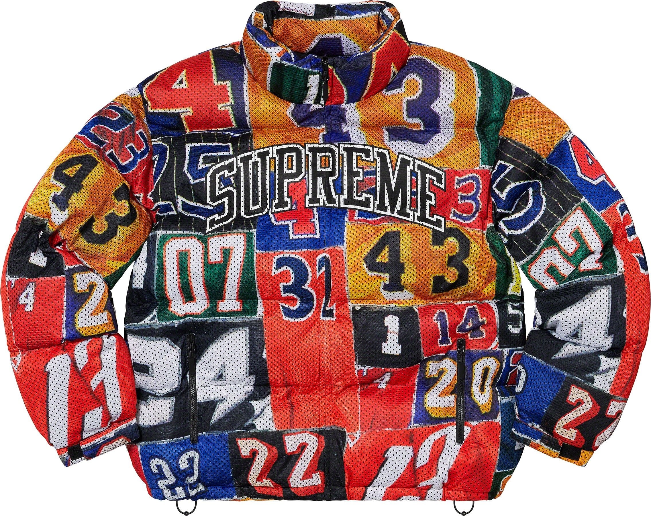 Mesh Jersey Puffer Jacket view 12